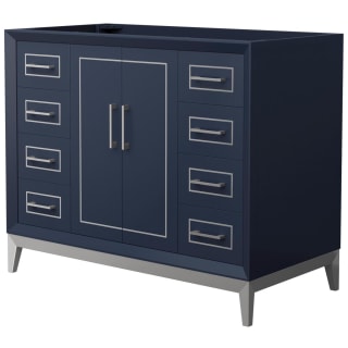 A thumbnail of the Wyndham Collection WCH515142S-CXSXX-MXX Dark Blue / Brushed Nickel Hardware