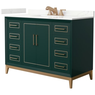 A thumbnail of the Wyndham Collection WCH515148S-QTZ-US3MXX Green / Giotto Quartz Top / Satin Bronze Hardware