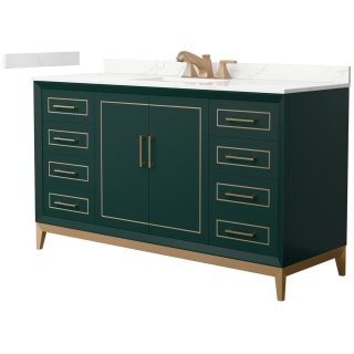 A thumbnail of the Wyndham Collection WCH515160S-QTZ-US3MXX Green / Giotto Quartz Top / Satin Bronze Hardware