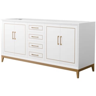 A thumbnail of the Wyndham Collection WCH515172D-CXSXX-MXX White / Satin Bronze Hardware