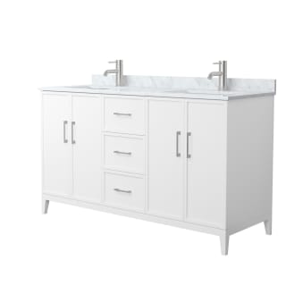 A thumbnail of the Wyndham Collection WCH717160D-CM-UNSMXX White / Brushed Nickel Hardware