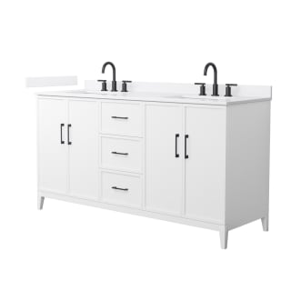 A thumbnail of the Wyndham Collection WCH717166D-QTZ-US3MXX White / White Quartz Top / Matte Black Hardware