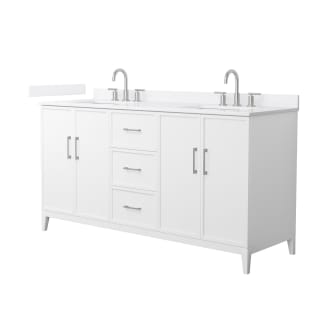 A thumbnail of the Wyndham Collection WCH717166D-QTZ-US3MXX White / White Quartz Top / Brushed Nickel Hardware