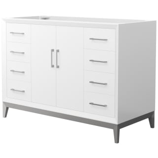 A thumbnail of the Wyndham Collection WCH818148S-CXSXX-MXX White / Brushed Nickel Hardware