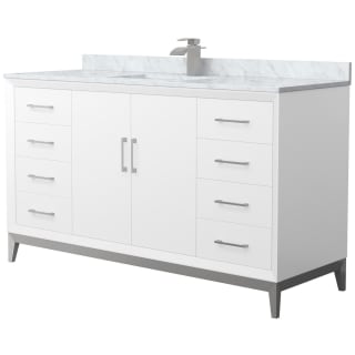 A thumbnail of the Wyndham Collection WCH818160S-CMUNS-MXX White / Brushed Nickel Hardware