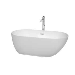 A thumbnail of the Wyndham Collection WCOBT100060ATP11 White / Polished Chrome Trim