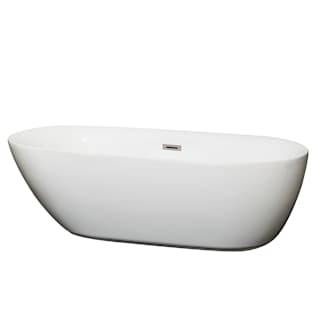 A thumbnail of the Wyndham Collection WC-BT1000-71 White / Brushed Nickel Trim