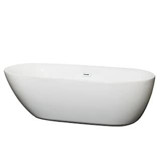 A thumbnail of the Wyndham Collection WCOBT100071 White / Shiny White Trim