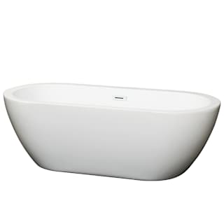 A thumbnail of the Wyndham Collection WCOBT100268 White / Shiny White Trim