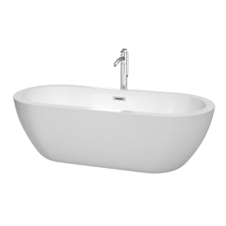 A thumbnail of the Wyndham Collection WCOBT100272ATP11 White / Polished Chrome Trim