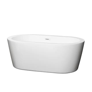 A thumbnail of the Wyndham Collection WCOBT100360 White / Shiny White Trim