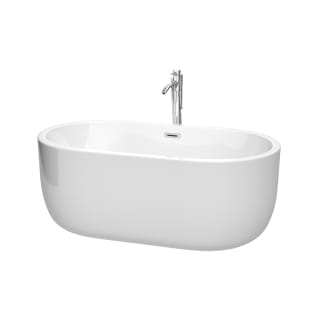 A thumbnail of the Wyndham Collection WCOBT101360ATP11 White / Polished Chrome Trim