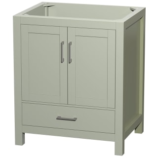A thumbnail of the Wyndham Collection WCS141430SSXXMXX Light Green / Brushed Nickel Hardware