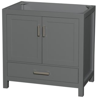 A thumbnail of the Wyndham Collection WCS141436SSXXMXX Dark Gray / Brushed Chrome Hardware