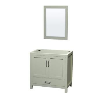 A thumbnail of the Wyndham Collection WCS141436SSXXM24 Light Green / Brushed Nickel Hardware
