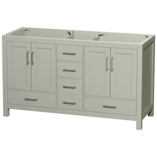 A thumbnail of the Wyndham Collection WCS141460DSXXMXX Light Green / Brushed Nickel Hardware