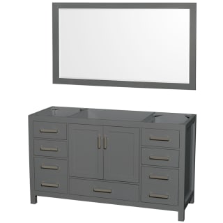 A thumbnail of the Wyndham Collection WCS141460SSXXM58 Dark Gray / Brushed Chrome Hardware