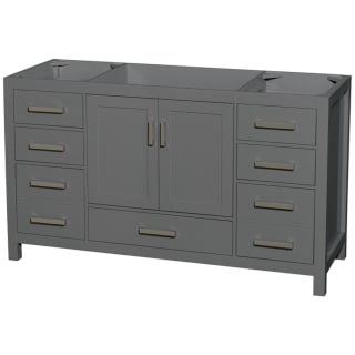 A thumbnail of the Wyndham Collection WCS141460SSXXMXX Dark Gray / Brushed Chrome Hardware