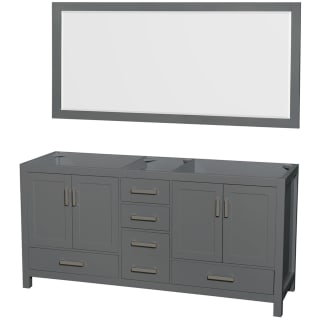 A thumbnail of the Wyndham Collection WCS141472DSXXM70 Dark Gray / Brushed Chrome Hardware