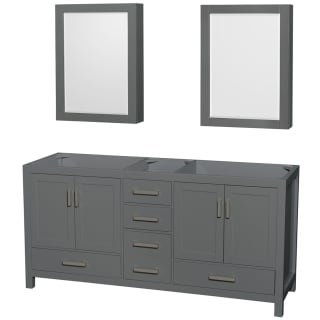 A thumbnail of the Wyndham Collection WCS141472DSXXMED Dark Gray / Brushed Chrome Hardware