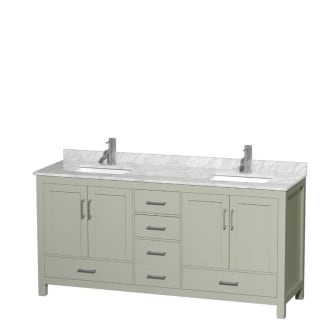 A thumbnail of the Wyndham Collection WCS141472DUNSMXX Light Green / Brushed Nickel Hardware