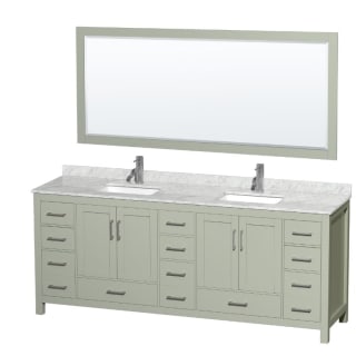 A thumbnail of the Wyndham Collection WCS141484DUNSM70 Light Green / Brushed Nickel Hardware