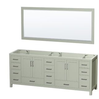 A thumbnail of the Wyndham Collection WCS141484DSXXM70 Light Green / Brushed Nickel Hardware