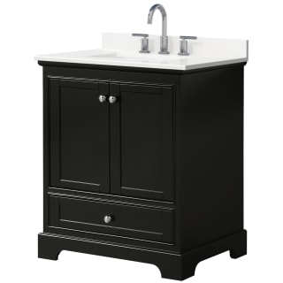 A thumbnail of the Wyndham Collection WCS202030S-QTZ-US3MXX Dark Espresso / White Quartz Top / Polished Chrome Hardware