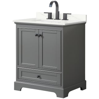 A thumbnail of the Wyndham Collection WCS202030S-QTZ-US3MXX Dark Gray / Giotto Quartz Top / Matte Black Hardware