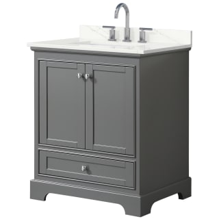 A thumbnail of the Wyndham Collection WCS202030S-QTZ-US3MXX Dark Gray / Giotto Quartz Top / Polished Chrome Hardware