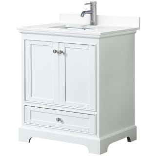 A thumbnail of the Wyndham Collection WCS202030S-VCA-MXX White / White Cultured Marble Top / Polished Chrome Hardware