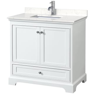 A thumbnail of the Wyndham Collection WCS202036S-VCA-MXX White / Carrara Cultured Marble Top / Polished Chrome Hardware