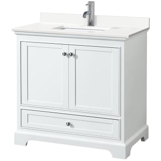 A thumbnail of the Wyndham Collection WCS202036S-QTZ-UNSMXX White / White Quartz Top / Polished Chrome Hardware