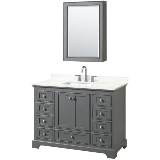 A thumbnail of the Wyndham Collection WCS202048S-QTZ-US3MED Dark Gray / Giotto Quartz Top / Polished Chrome Hardware