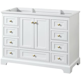 A thumbnail of the Wyndham Collection WCS202048SCXSXXMXX White / Brushed Gold Hardware