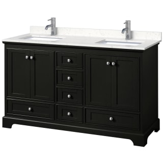 A thumbnail of the Wyndham Collection WCS202060D-VCA-MXX Dark Espresso / Carrara Cultured Marble Top / Polished Chrome Hardware