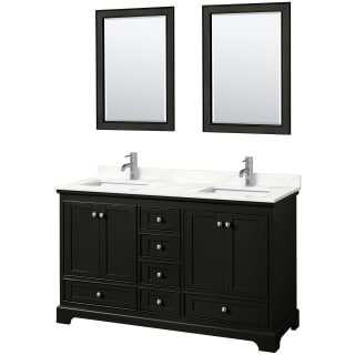 A thumbnail of the Wyndham Collection WCS202060D-QTZ-UNSM24 Dark Espresso / Giotto Quartz Top / Polished Chrome Hardware