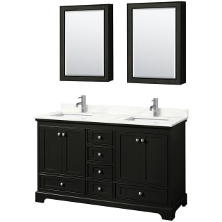 A thumbnail of the Wyndham Collection WCS202060D-QTZ-UNSMED Dark Espresso / Giotto Quartz Top / Polished Chrome Hardware