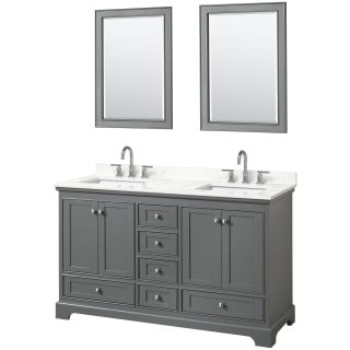 A thumbnail of the Wyndham Collection WCS202060D-QTZ-US3M24 Dark Gray / Giotto Quartz Top / Polished Chrome Hardware
