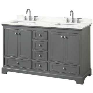 A thumbnail of the Wyndham Collection WCS202060D-QTZ-US3MXX Dark Gray / Giotto Quartz Top / Polished Chrome Hardware