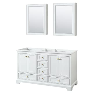 A thumbnail of the Wyndham Collection WCS202060DCXSXXMED White / Brushed Gold Hardware