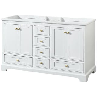 A thumbnail of the Wyndham Collection WCS202060DCXSXXMXX White / Brushed Gold Hardware