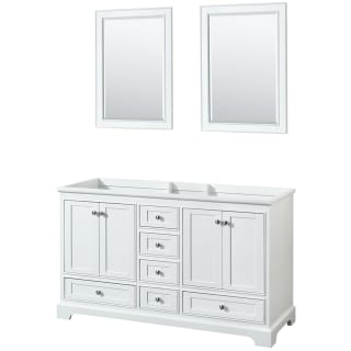 A thumbnail of the Wyndham Collection WCS202060DCXSXXM24 White / Polished Chrome Hardware