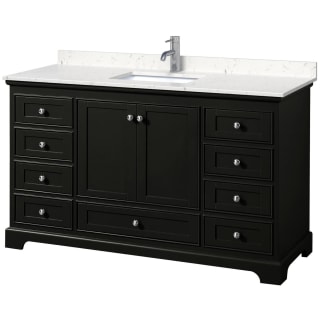 A thumbnail of the Wyndham Collection WCS202060S-VCA-MXX Dark Espresso / Carrara Cultured Marble Top / Polished Chrome Hardware