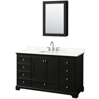 A thumbnail of the Wyndham Collection WCS202060S-QTZ-US3MED Dark Espresso / Giotto Quartz Top / Polished Chrome Hardware