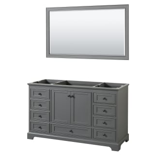 A thumbnail of the Wyndham Collection WCS202060SCXSXXM58 Dark Gray / Matte Black Hardware