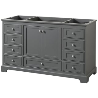 A thumbnail of the Wyndham Collection WCS202060SCXSXXMXX Dark Gray / Polished Chrome Hardware