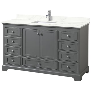 A thumbnail of the Wyndham Collection WCS202060S-QTZ-UNSMXX Dark Gray / Giotto Quartz Top / Polished Chrome Hardware