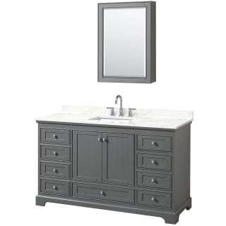 A thumbnail of the Wyndham Collection WCS202060S-QTZ-US3MED Dark Gray / Giotto Quartz Top / Polished Chrome Hardware