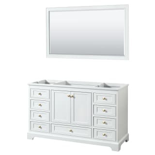 A thumbnail of the Wyndham Collection WCS202060SCXSXXM58 White / Brushed Gold Hardware
